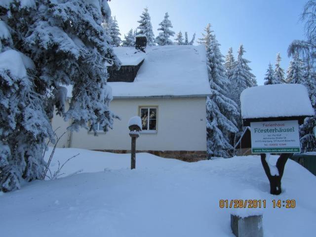 Ferienhaus Ferien Am Waldrand Altenberg Buitenkant foto